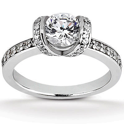 Contemporary Ribbon Diamond Ring (0.43 ct. t.w.) - view 1
