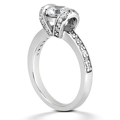 Contemporary Ribbon Diamond Ring (0.56 ct. tw.) thumbnail 3