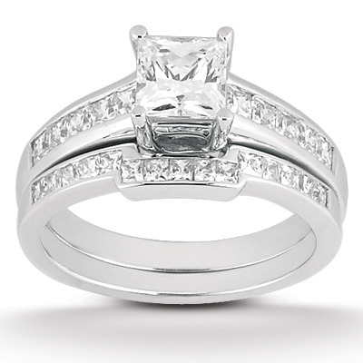 14K white gold 0.33 ct. tw. Diamond Bridal Ring - alternate view 3 thumbnail
