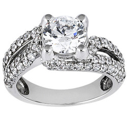 Prong Set Diamond Engagement Ring (0.86 ct.tw.) thumbnail 1