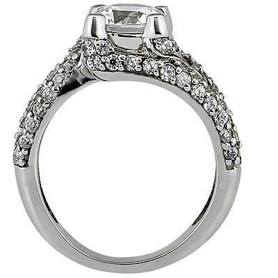 Prong Set Diamond Engagement Ring (0.86 ct.tw.) - view 2