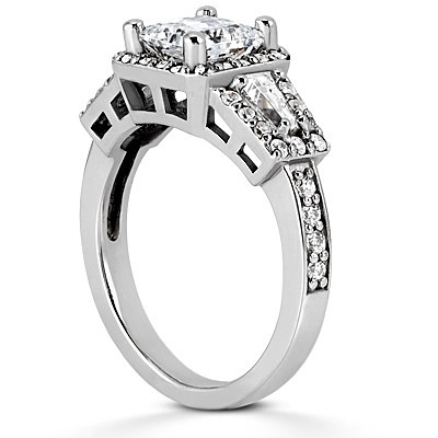 Princess Diamond Engagement Ring (0.63 ct. t.w.) - view 3