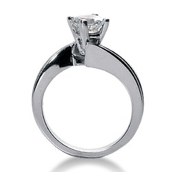 Elegant Solitaire Diamond Engagement Ring thumbnail 2
