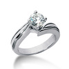 Prong Set Solitaire Diamond Engagement Ring