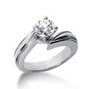Prong Set Solitaire Diamond Engagement Ring