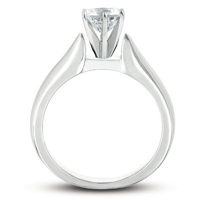 Prong Set Solitaire Diamond Engagement Ring 5 thumbnail 4