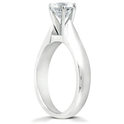 Prong Set Solitaire Diamond Engagement Ring 6 thumbnail 4