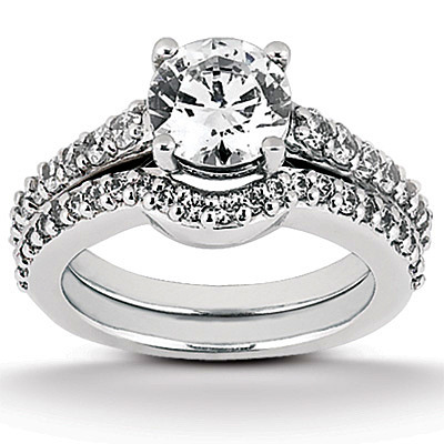 Round Cut Prong Diamond Bridal Ring (0.36 ct. tw.) - view 3