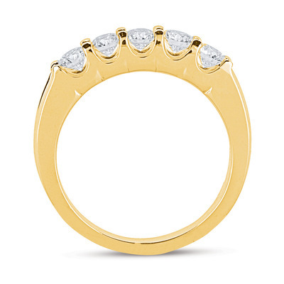 Round Cut U-Prong Set Fancy  Diamond Bridal Ring (0.25 ct. tw.) - view 4