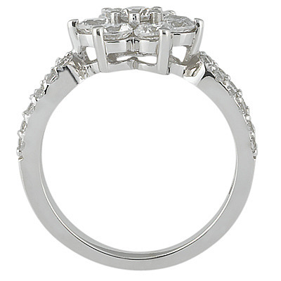 1.73 ct. Flower Design Diamond Fancy Ring thumbnail 2
