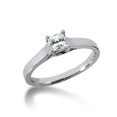 Trellis Solitaire Engagement Ring  thumbnail 1