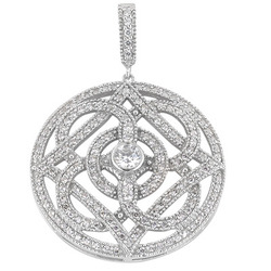 0.96ct. t.w. Celtic Diamond Pendant