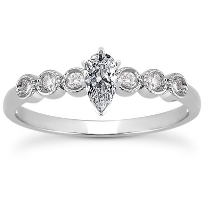 Diamond Bridal Ring (0.09 ct. tw.) thumbnail 17