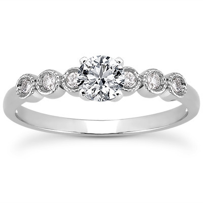 Diamond Bridal Ring (0.09 ct. tw.) thumbnail 14