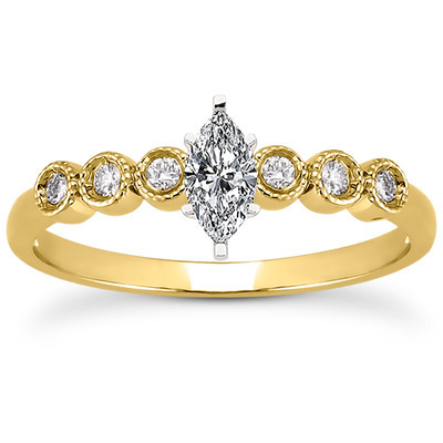 Diamond Bridal Ring (0.09 ct. tw.) thumbnail 8