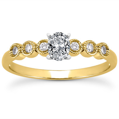 Diamond Bridal Ring (0.09 ct. tw.) thumbnail 7