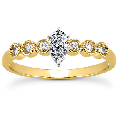 Diamond Bridal Ring (0.09 ct. tw.) thumbnail 6