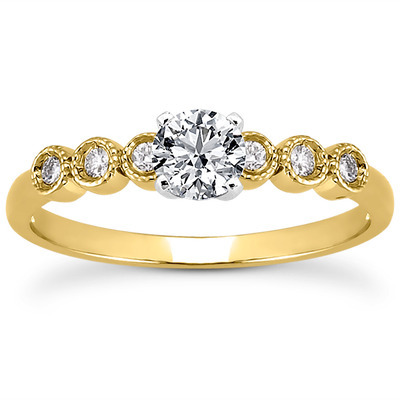 Diamond Bridal Ring (0.09 ct. tw.) thumbnail 3