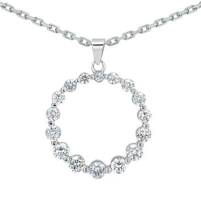 0.75ct Charming Diamond Pendant - view 1