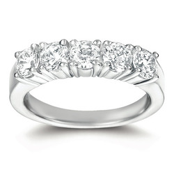 5 Stone Prong Set Diamond Anniversary Ring (2.25 ct. tw.)