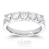 5 Stone Low Set Shared Closed Basket Diamond Band (1.00 ct. tw.)