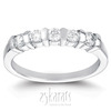 Bar Set Round Cut Diamond Anniversary Ring (1/3 ct. tw.)