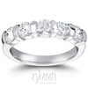 Bar Set Round Cut Diamond Anniversary Ring (1 1/4 ct. tw.)