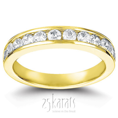 12 Stone Classic Channel Diamond Band ( 0.72 ct. tw.) thumbnail 2