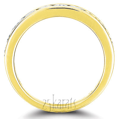 12 Stone Classic Channel Diamond Band ( 0.72 ct. tw.) thumbnail 4