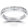 0.99 ct. Channel Set 11 Round Cut Diamond Wedding Band