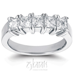 0.85 ct. Diamond Wedding Band