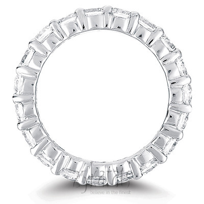 0.75 ct. Round Cut Prong Set Diamond Eternity Wedding Band thumbnail 5
