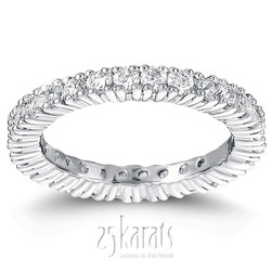 0.72 ct. Diamond Eternity Wedding Band