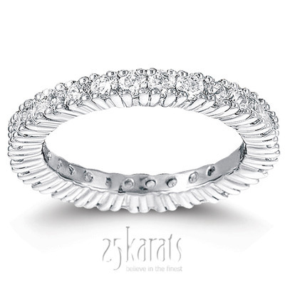 0.87 ct. Diamond Eternity Wedding Band 4 thumbnail 1