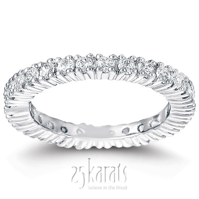 1.35 ct. Diamond Eternity Wedding Band 2 - view 1