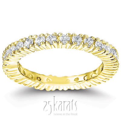 1.45 ct. Diamond Eternity Wedding Band 1 - view 2