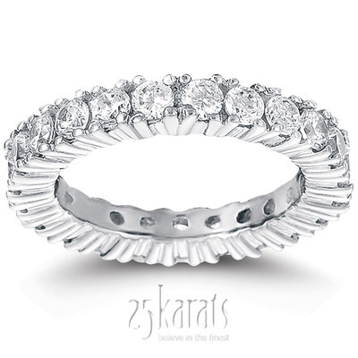 2.20 ct. Diamond Eternity Wedding Band 2 thumbnail 1