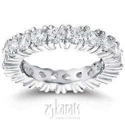 2.85 ct. Diamond Eternity Wedding Band