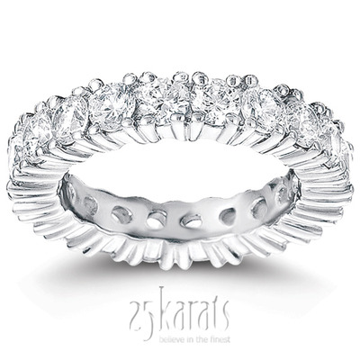 3.30 ct. Diamond Eternity Wedding Band - view 1