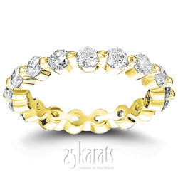 1.60 ct. Diamond Eternity Wedding Band thumbnail 2