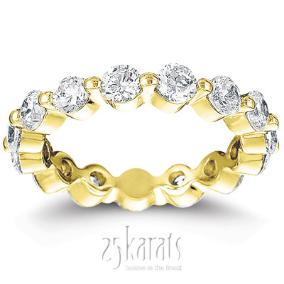 2.10 ct. Diamond Eternity Wedding Band - view 2