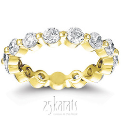 2.10 ct. Diamond Eternity Wedding Band thumbnail 2