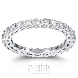 1.25 ct. Diamond Eternity Wedding Band thumbnail 1