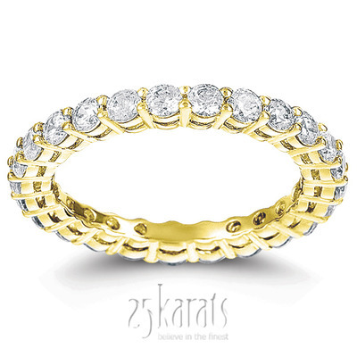 1.30 ct. Diamond Eternity Wedding Band 3 thumbnail 2