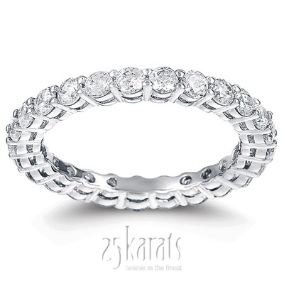 1.40 ct. Diamond Eternity Wedding Band 7 - view 1