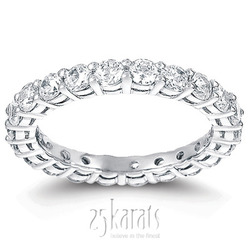 1.61 ct. Diamond Eternity Wedding Band thumbnail 1