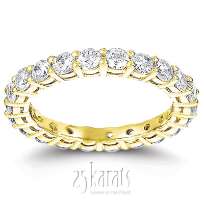 1.61 ct. Diamond Eternity Wedding Band - view 2