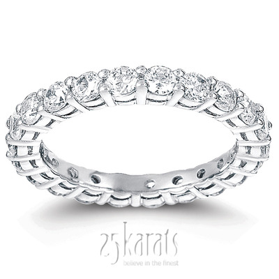 1.68 ct. Diamond Eternity Wedding Band 6 - view 1