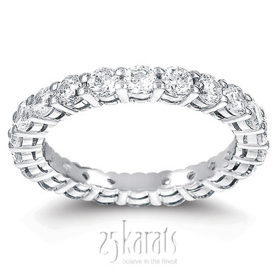 2.10 ct. Diamond Eternity Wedding Band 9 thumbnail 1