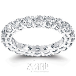2.70 ct. Diamond Eternity Wedding Band thumbnail 1